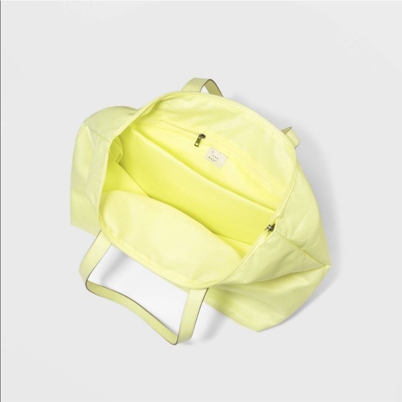 A new day Tote Handbag Studded Zip Closure Shoulder - Picture 3 of 8